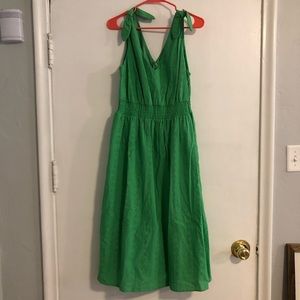 Cremieux green dress